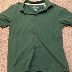 Faded glory green polo kids
